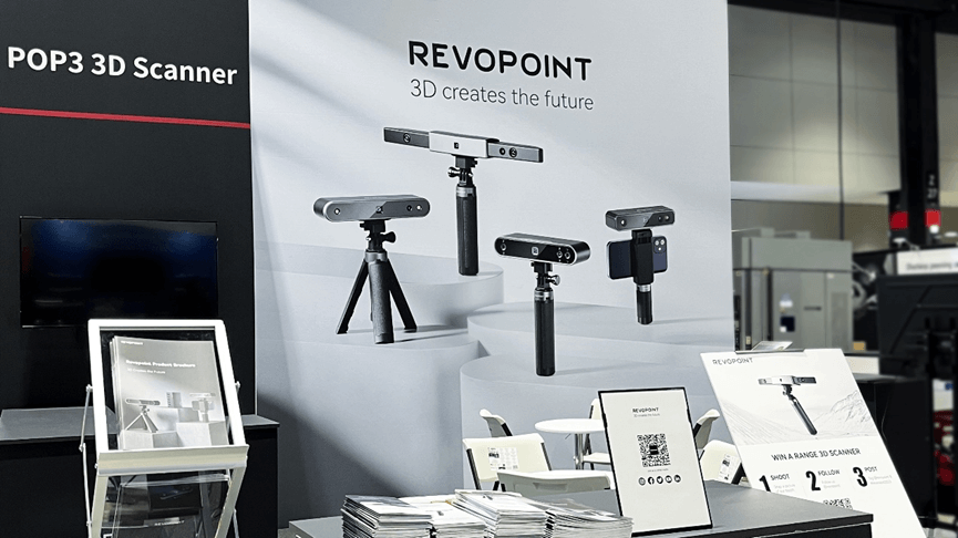 明年見！知象光電 Revopoint 參展 Rapid + TCT 展會圓滿收官